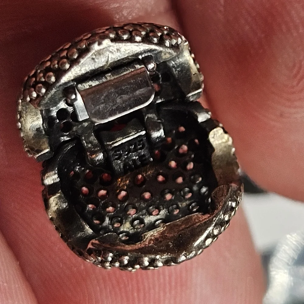Pandora Charm Heart Shape Clip On ALE 925 Silver Vintage Retired